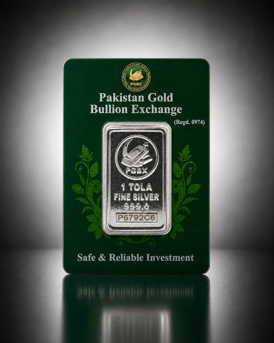 1 Tola Silver Bar, 999.0 purity - PGBX